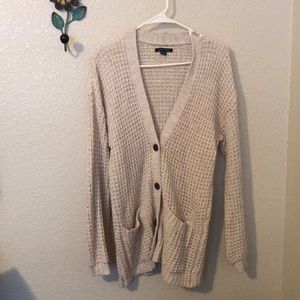 American Eagle Waffle Cardigan